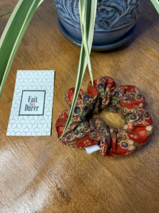 Choux à cheveux - ROUGE À MOTIF